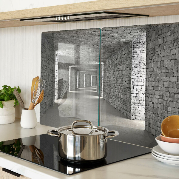 Glass cutting board The illusion of space in architecture
