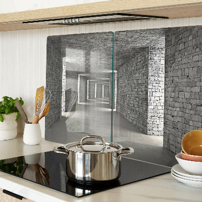 Glass cutting board The illusion of space in architecture