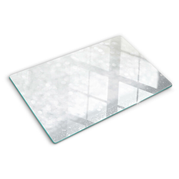 Glass kitchen board Sparkling bokeh with light effect