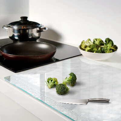 Glass kitchen board Sparkling bokeh with light effect