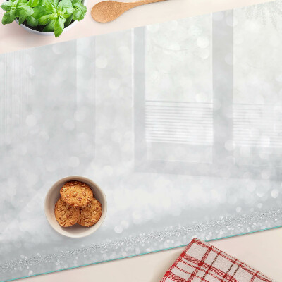 Glass kitchen board Sparkling bokeh with light effect