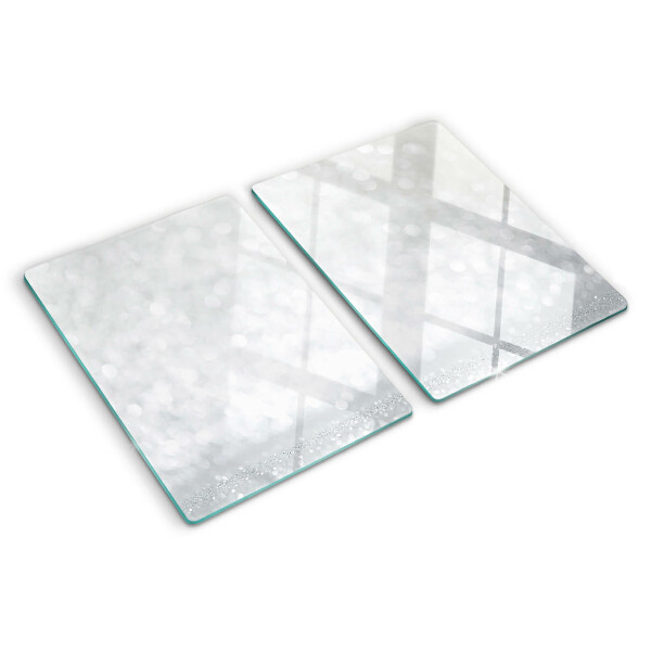 Glass kitchen board Sparkling bokeh with light effect