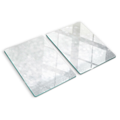 Glass kitchen board Sparkling bokeh with light effect