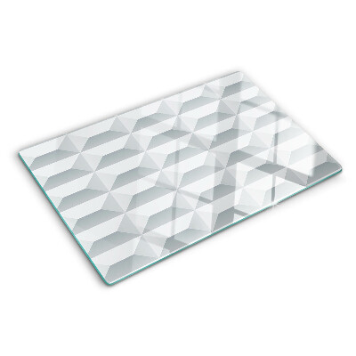 Chopping board 3D cube geometry