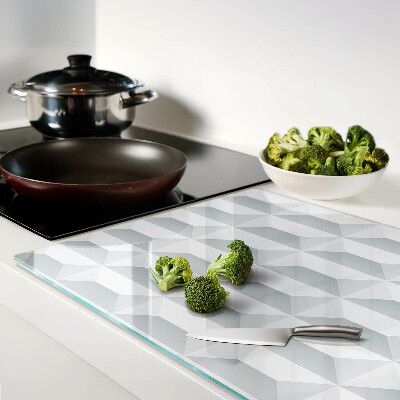 Chopping board 3D cube geometry