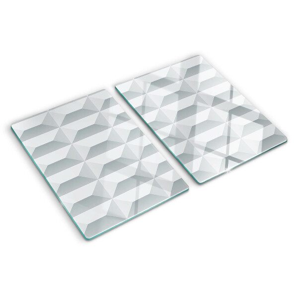 Chopping board 3D cube geometry