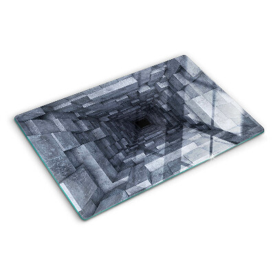 Chopping board glass Deep Hole Illusion