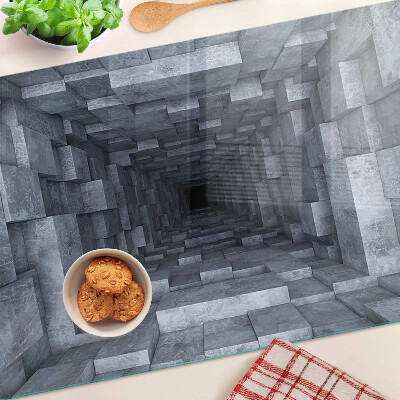 Chopping board glass Deep Hole Illusion