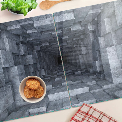 Chopping board glass Deep Hole Illusion