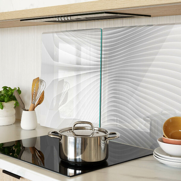 Chopping board Waves and lines in shades of gray