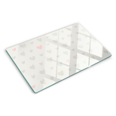 Cutting board Hearts in different colors
