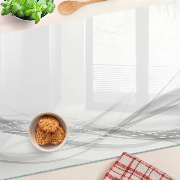 Chopping board Abstract lines and waves