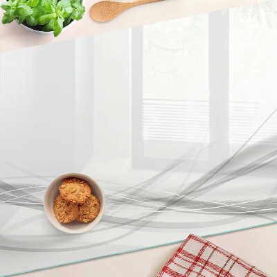 Chopping board Abstract lines and waves