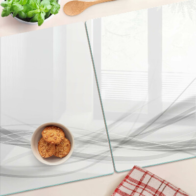 Chopping board Abstract lines and waves