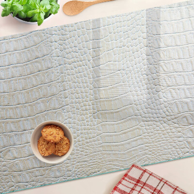 Glass kitchen board Crocodile skin pattern