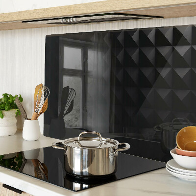 Chopping board Geometric patterns in shades of black