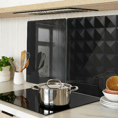 Chopping board Geometric patterns in shades of black