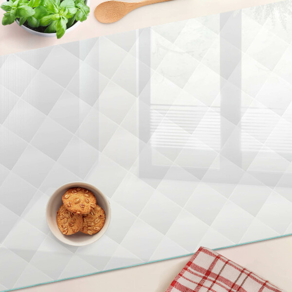 Chopping board glass Rhombus pattern