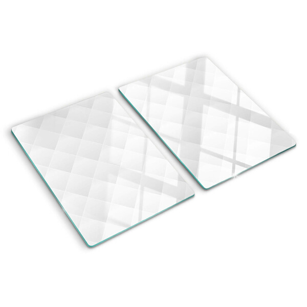 Chopping board glass Rhombus pattern
