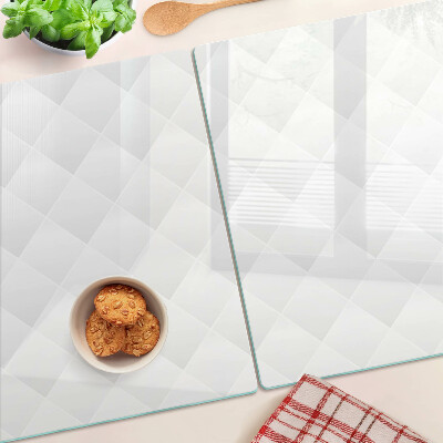 Chopping board glass Rhombus pattern