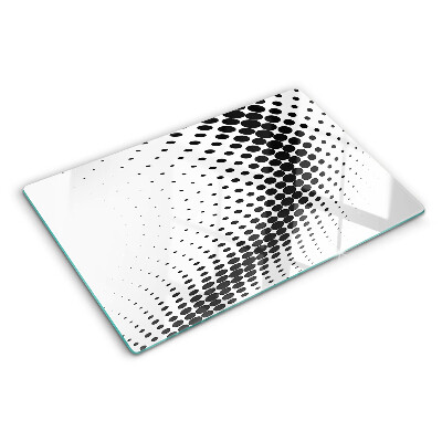 Glass kitchen board Polka dot motif