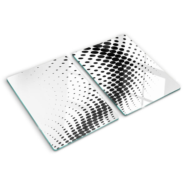 Glass kitchen board Polka dot motif