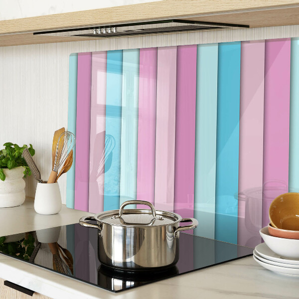 Chopping board glass Geometry in pastel colors