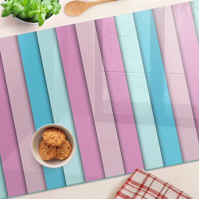 Chopping board glass Geometry in pastel colors