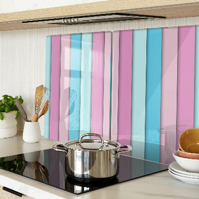 Chopping board glass Geometry in pastel colors