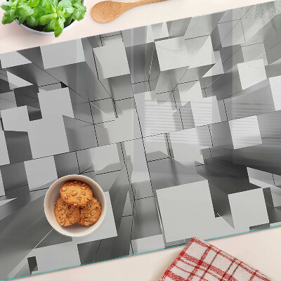 Chopping board glass Abstract geometric shapes