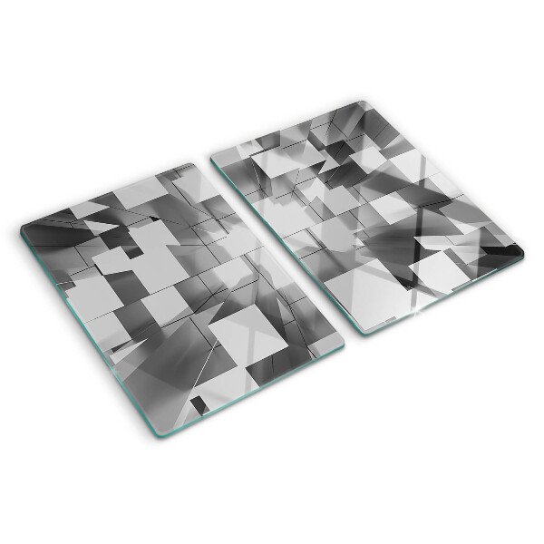 Chopping board glass Abstract geometric shapes