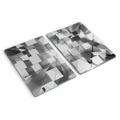 Chopping board glass Abstract geometric shapes