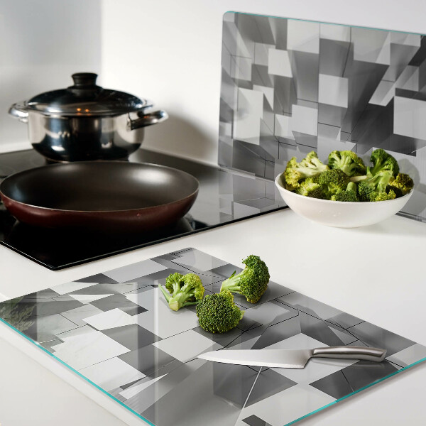 Chopping board glass Abstract geometric shapes