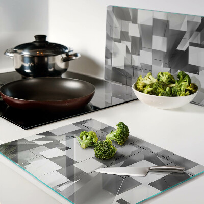 Chopping board glass Abstract geometric shapes
