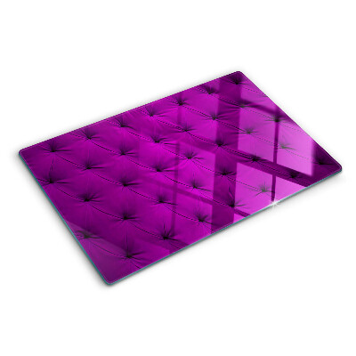 Cutting board Purple quilting