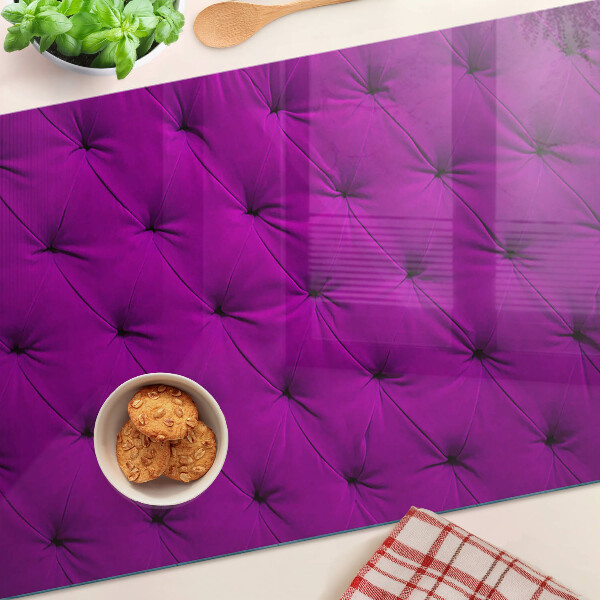 Cutting board Purple quilting
