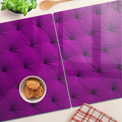 Cutting board Purple quilting
