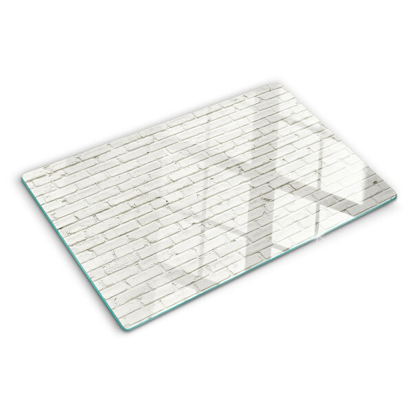 Chopping board White brick wall