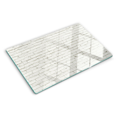 Chopping board White brick wall