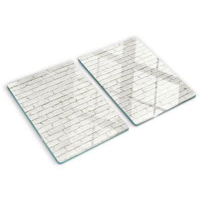 Chopping board White brick wall