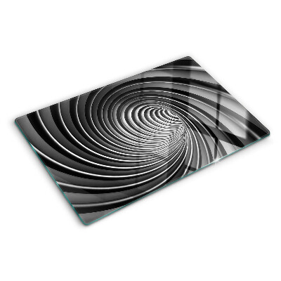 Cutting board Swirling spiral pattern