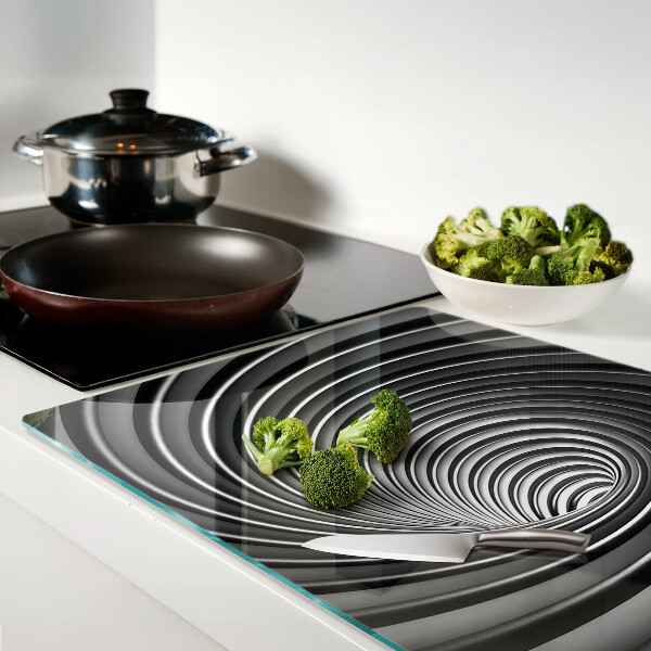 Cutting board Swirling spiral pattern