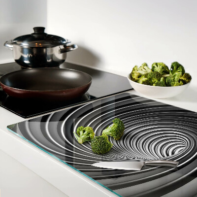 Cutting board Swirling spiral pattern