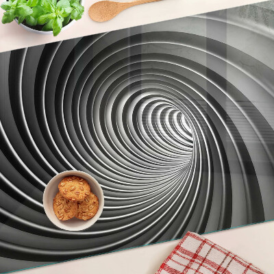 Cutting board Swirling spiral pattern