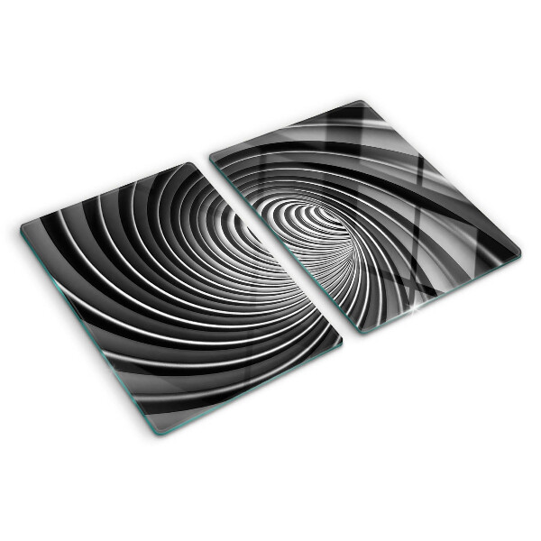 Cutting board Swirling spiral pattern