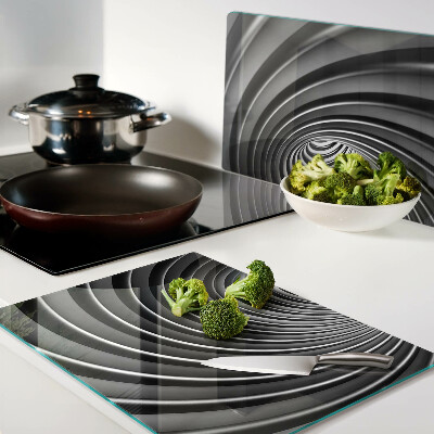 Cutting board Swirling spiral pattern
