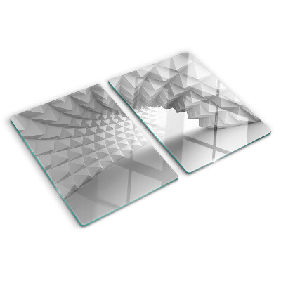 Chopping board 3D geometric pattern
