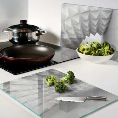 Chopping board 3D geometric pattern