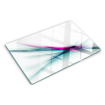 Cutting board Abstract color waves