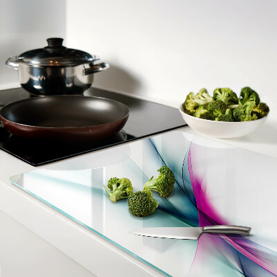 Cutting board Abstract color waves